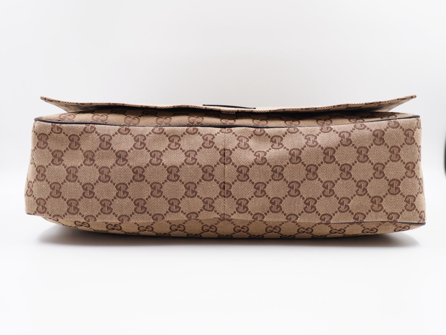 GUCCI GG Canvas Flap messenger Large (Vintage)