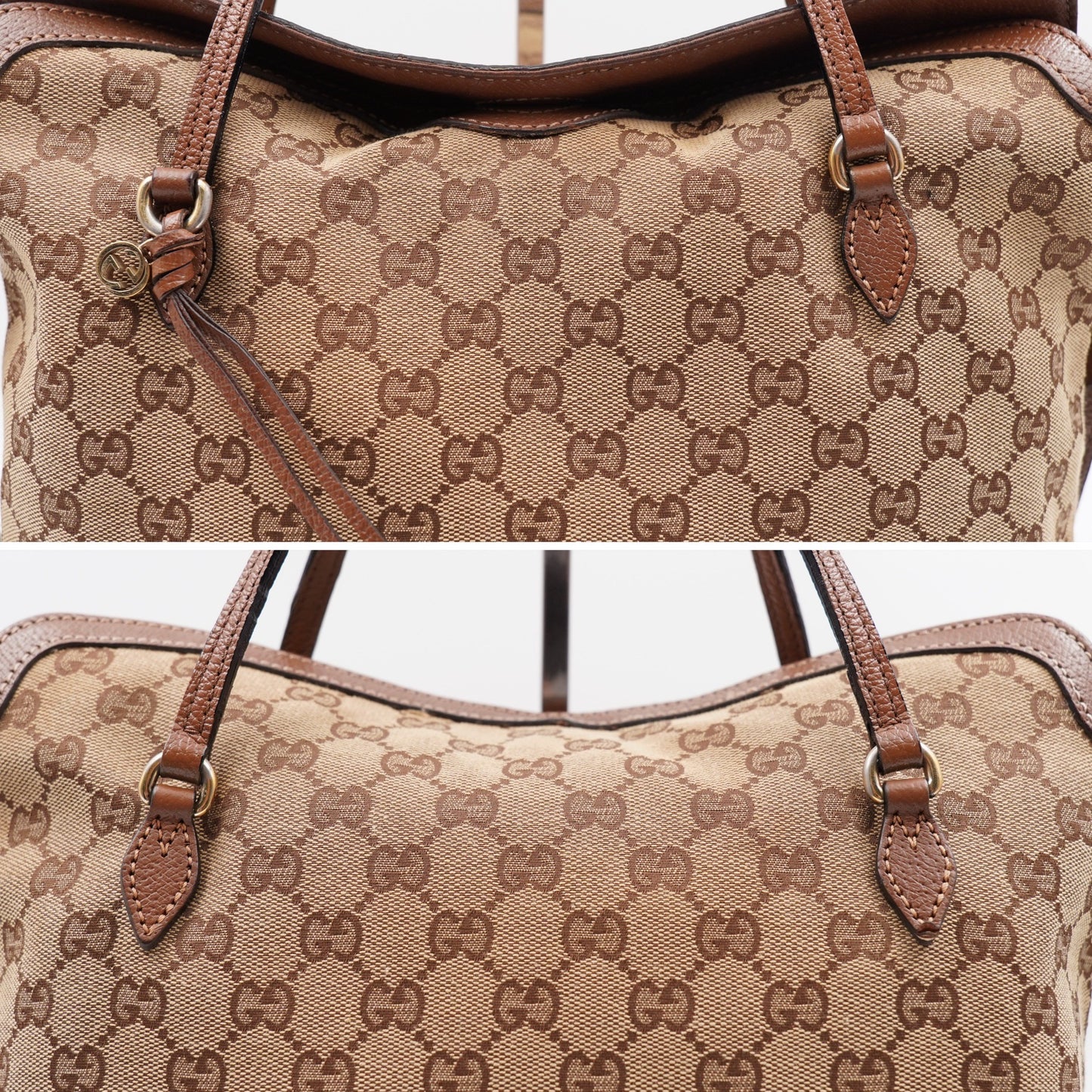 Gucci Bree Top Handle Convertible Brown