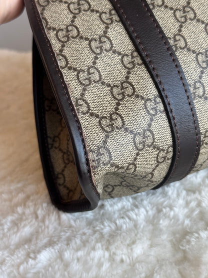 GUCCI GG Supreme Bardot Medium Coated Canvas