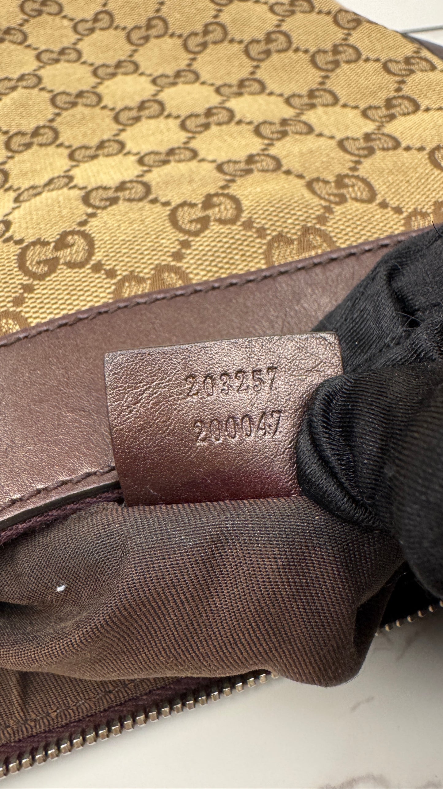 Gucci Abbey D-ring GG Canvas Brown