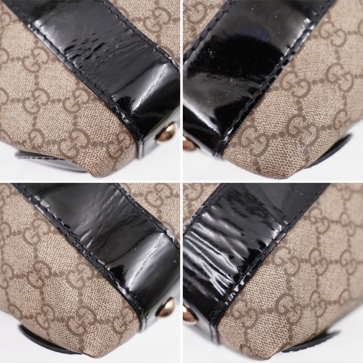 Gucci tote vanity Patent