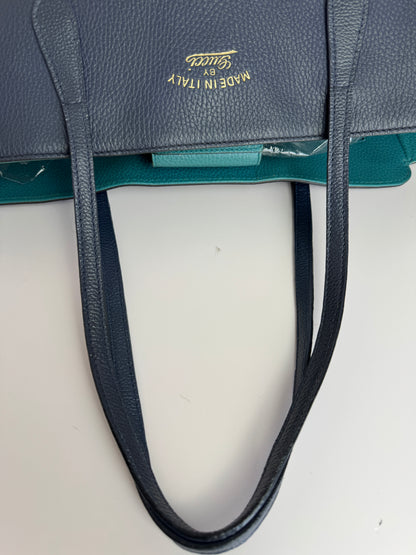 Gucci Swing Tote Leather Blue