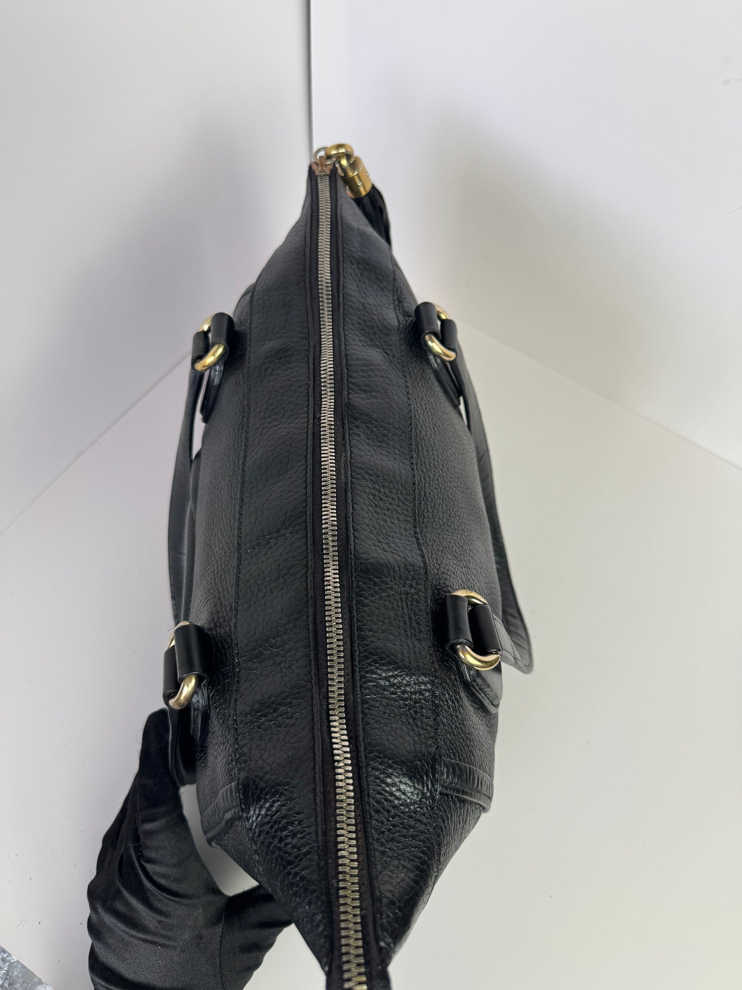 GUCCI Soho Zip Tote Leather Small