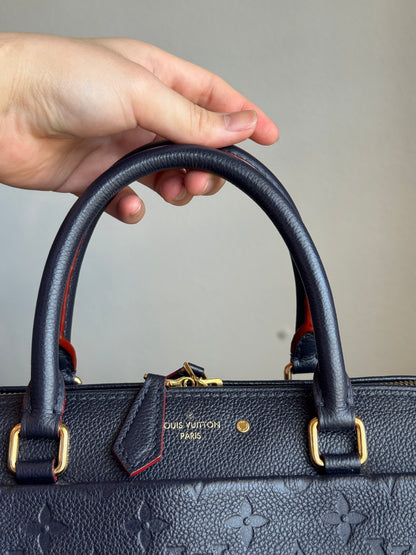 LOUIS VUITTON speedy25 Bandoulière Monogram Empreine  Leather Navy
