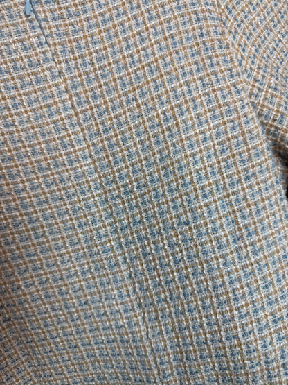 D9👗Pre-Owned Sky Blue Tweed Mini Dress (All sale are Final)