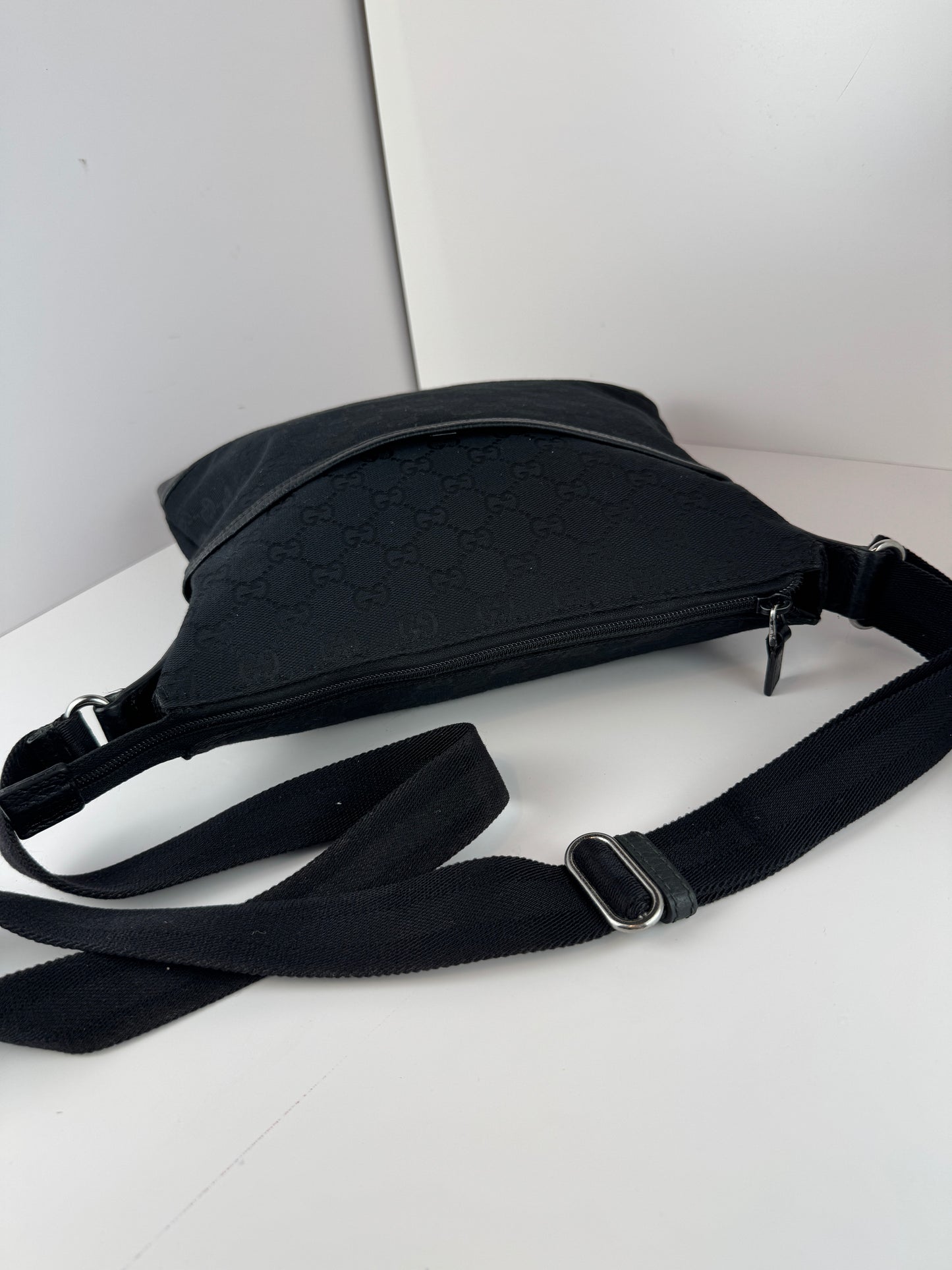 GUCCI Front Pocket GG Canvas Black