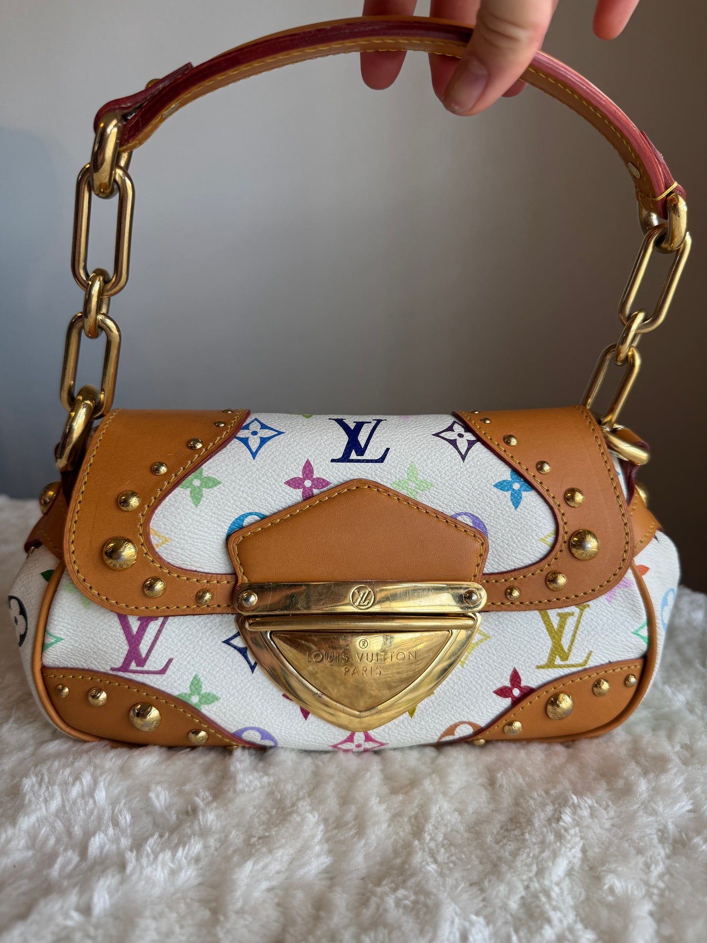 LOUIS VUITTON Monogram Multicolor Marilyn White