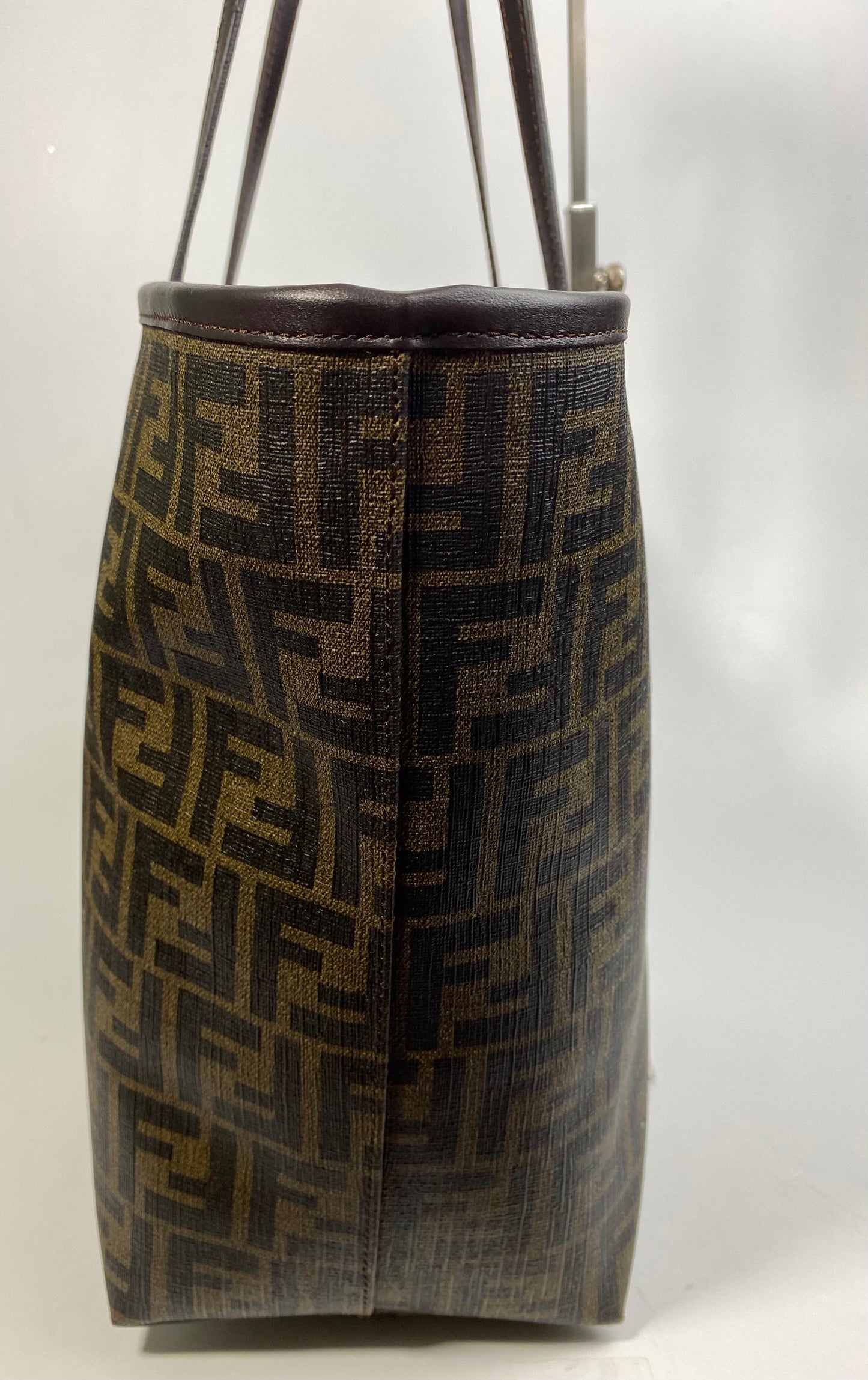 Fendi Roll Tote Zucca Coated Canvas Medium