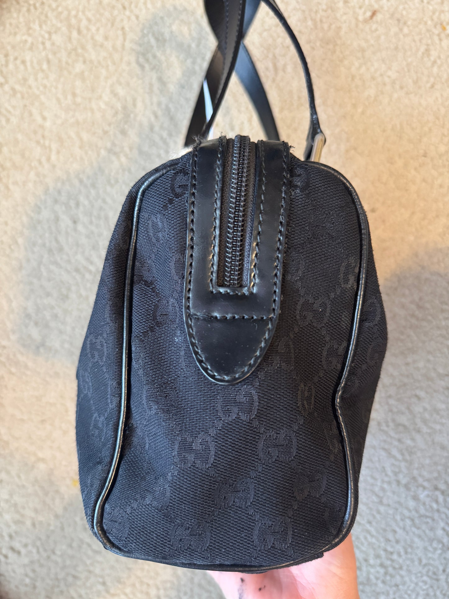 Gucci boston GG canvas Black