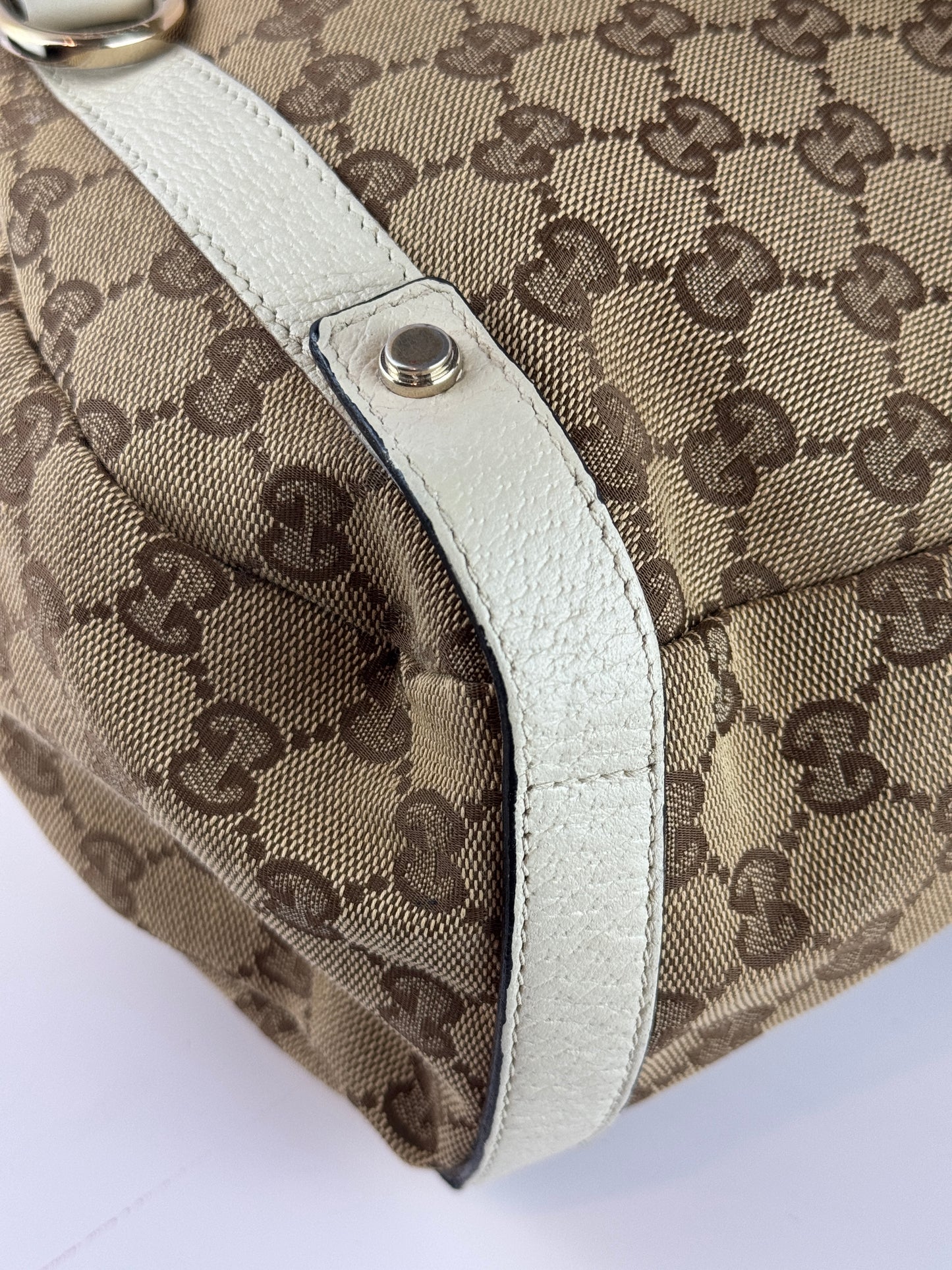 Gucci Abbey Hobo Shoulder Bag GG Canvas