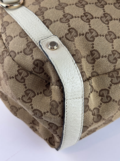 Gucci Abbey Hobo Shoulder Bag GG Canvas