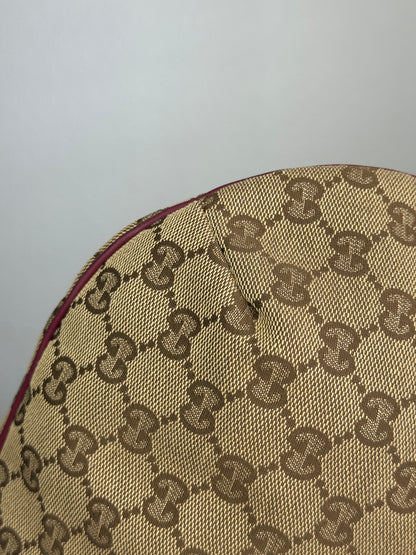 GUCCI Web Half Moon GG canvas Red
