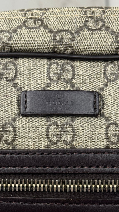 Gucci GG Supreme Canvas Crossbody Brown