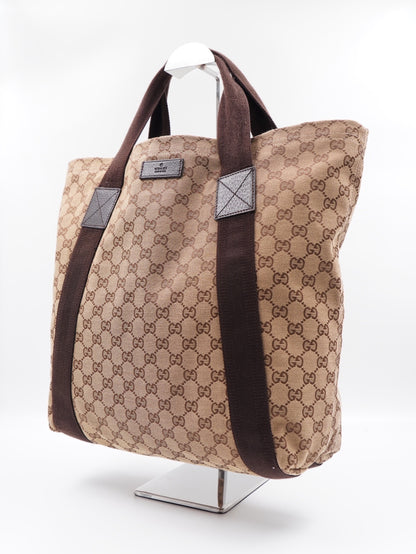 GUCCI Original Web Tote GG Canvas Tall (Vintage)