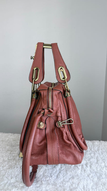 CHLOÉ Paraty Top handle leather bag