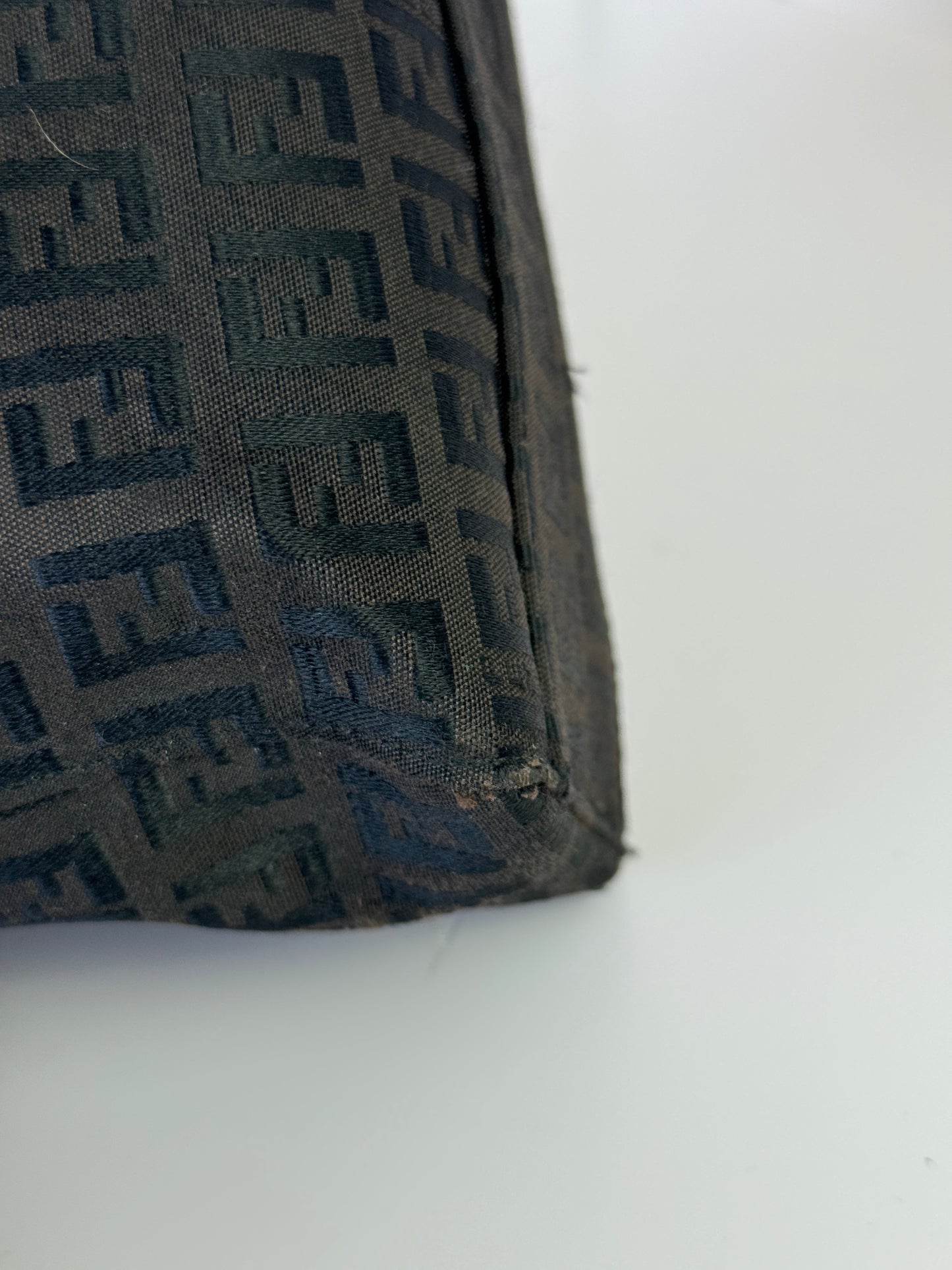 FENDI Vintage Shopping Tote Zucchino Canvas Small