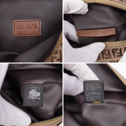 Fendi Zucchino Mini Pochette Brown