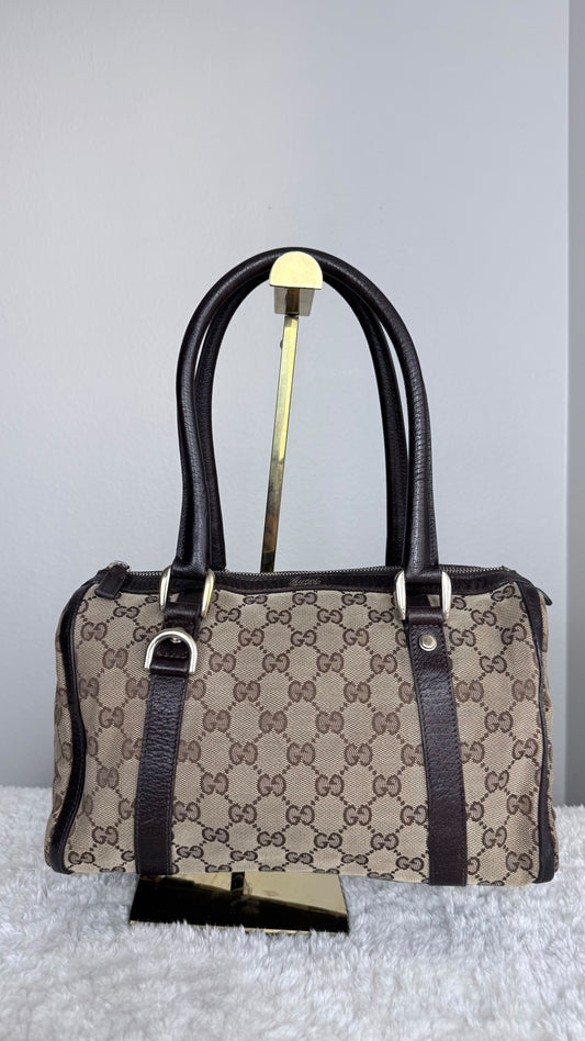 GUCCI Abbey Small Boston Dark Brown