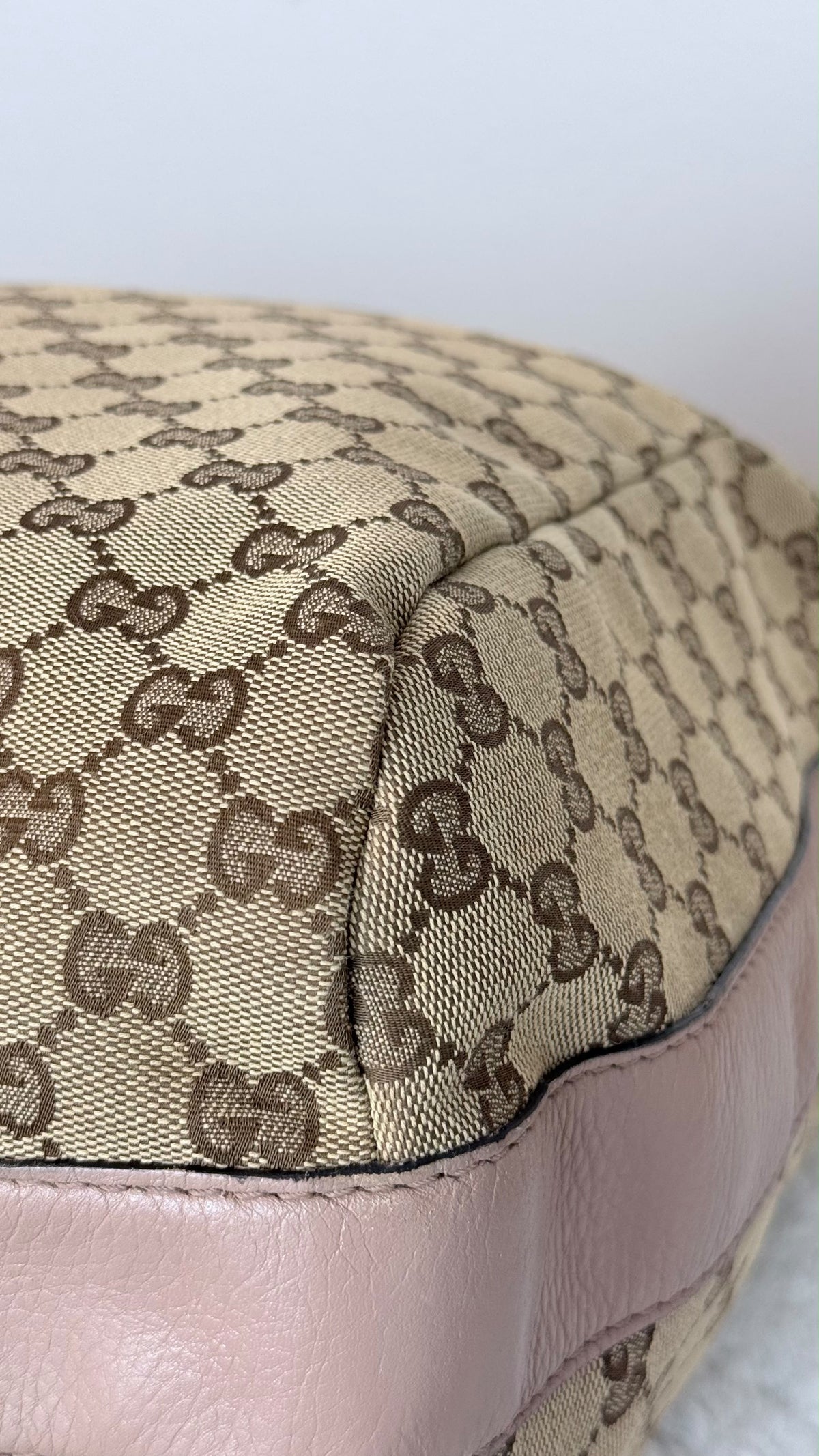 Gucci Bamboo Hobo GG Canvas Shoulder bag
