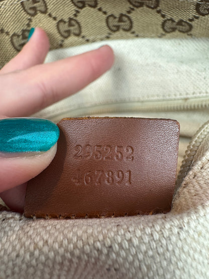 Gucci GG Canvas Tote Brown