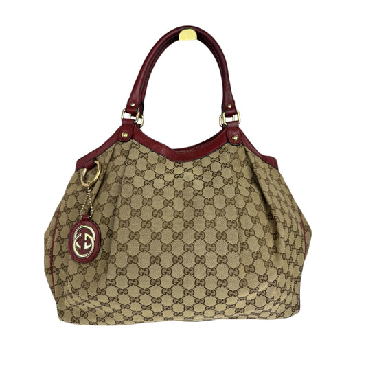 Gucci Sukey Large GG Canvas Burgundy
