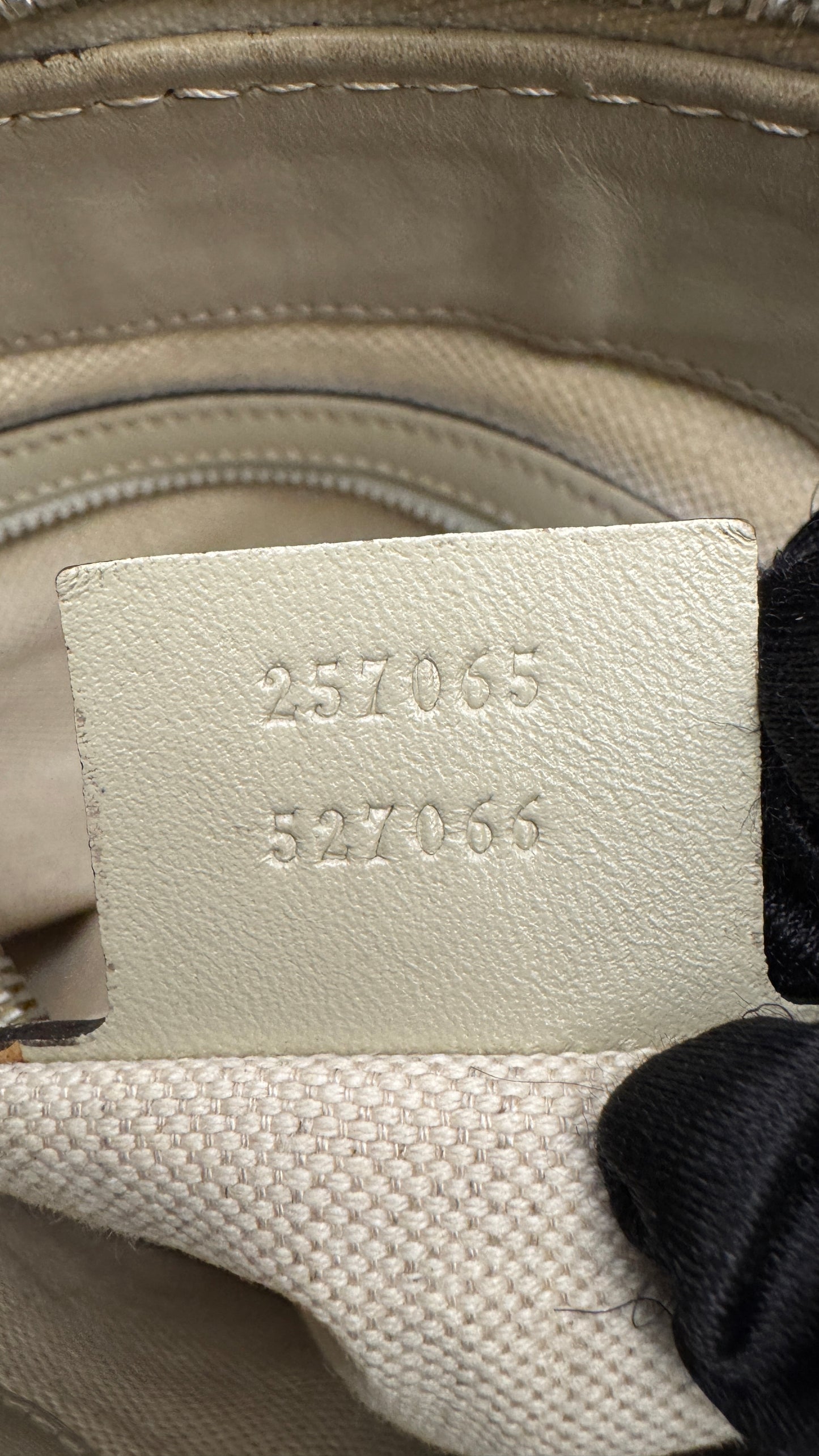 Gucci Mayfair GG Canvas Crossbody with Web Ribbon Signature