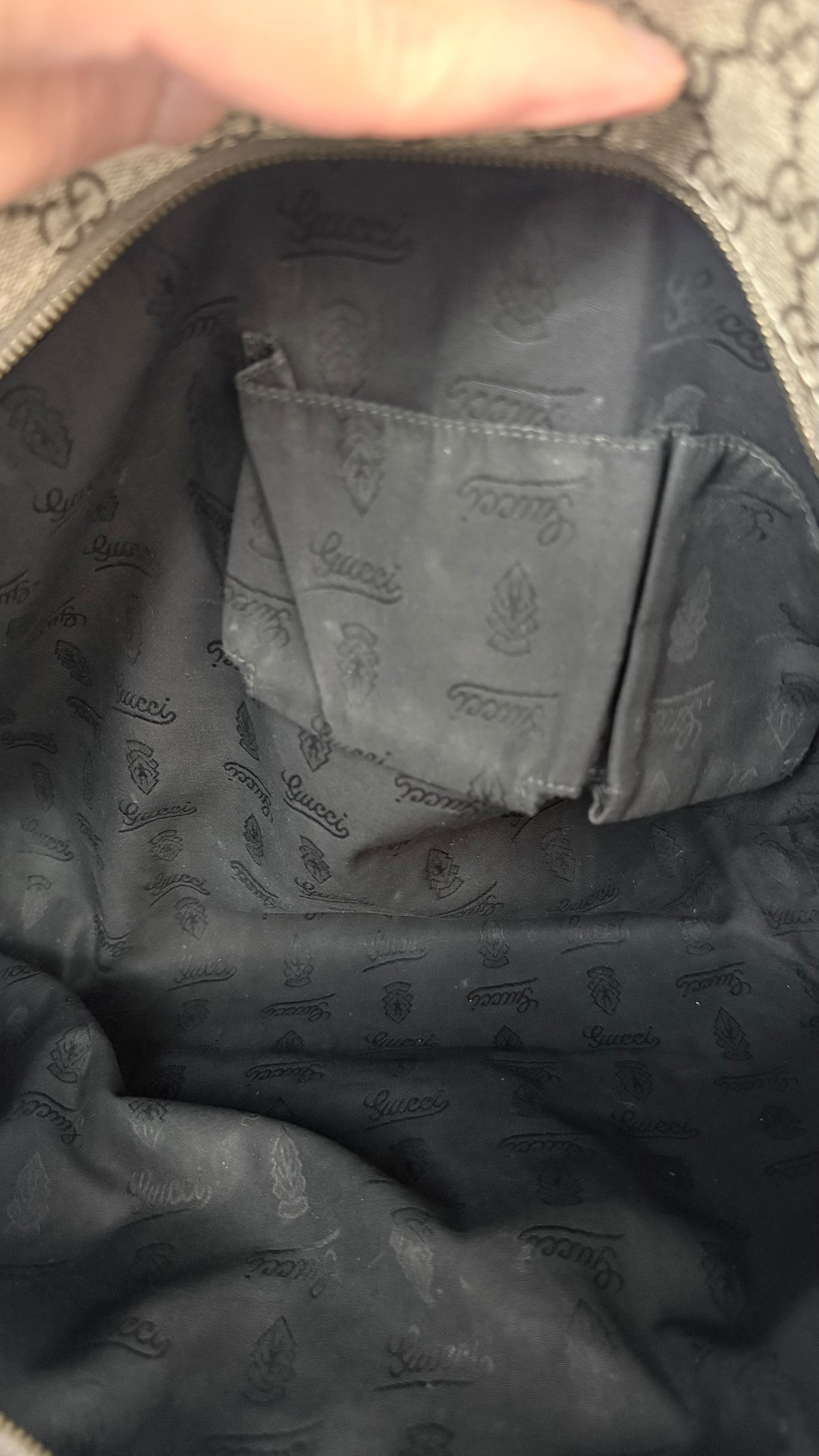 GUCCI Shopping Tote large GG Supreme Coated canvas