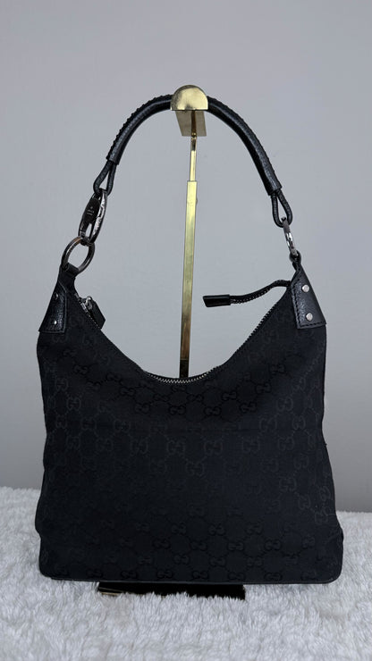 GUCCI GG Monogram Hobo Black
