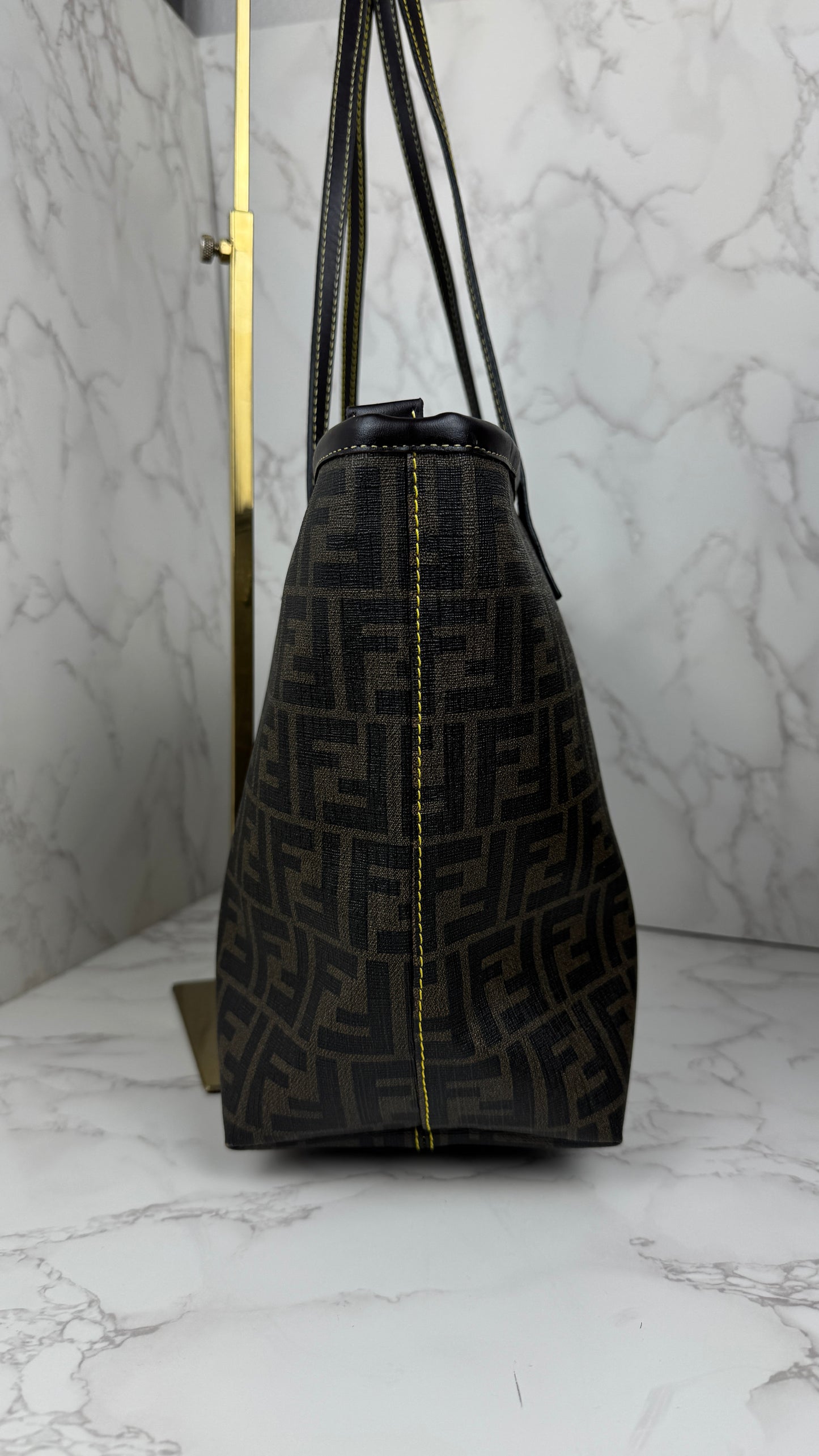 Fendi Zucca Canvas Tot Bag