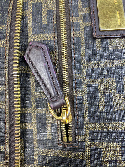 Fendi Roll Tote Zucca Coated Canvas Medium