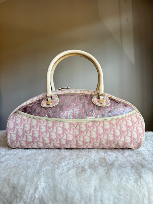 CHRISTIAN DIOR Bowler Monogram pink