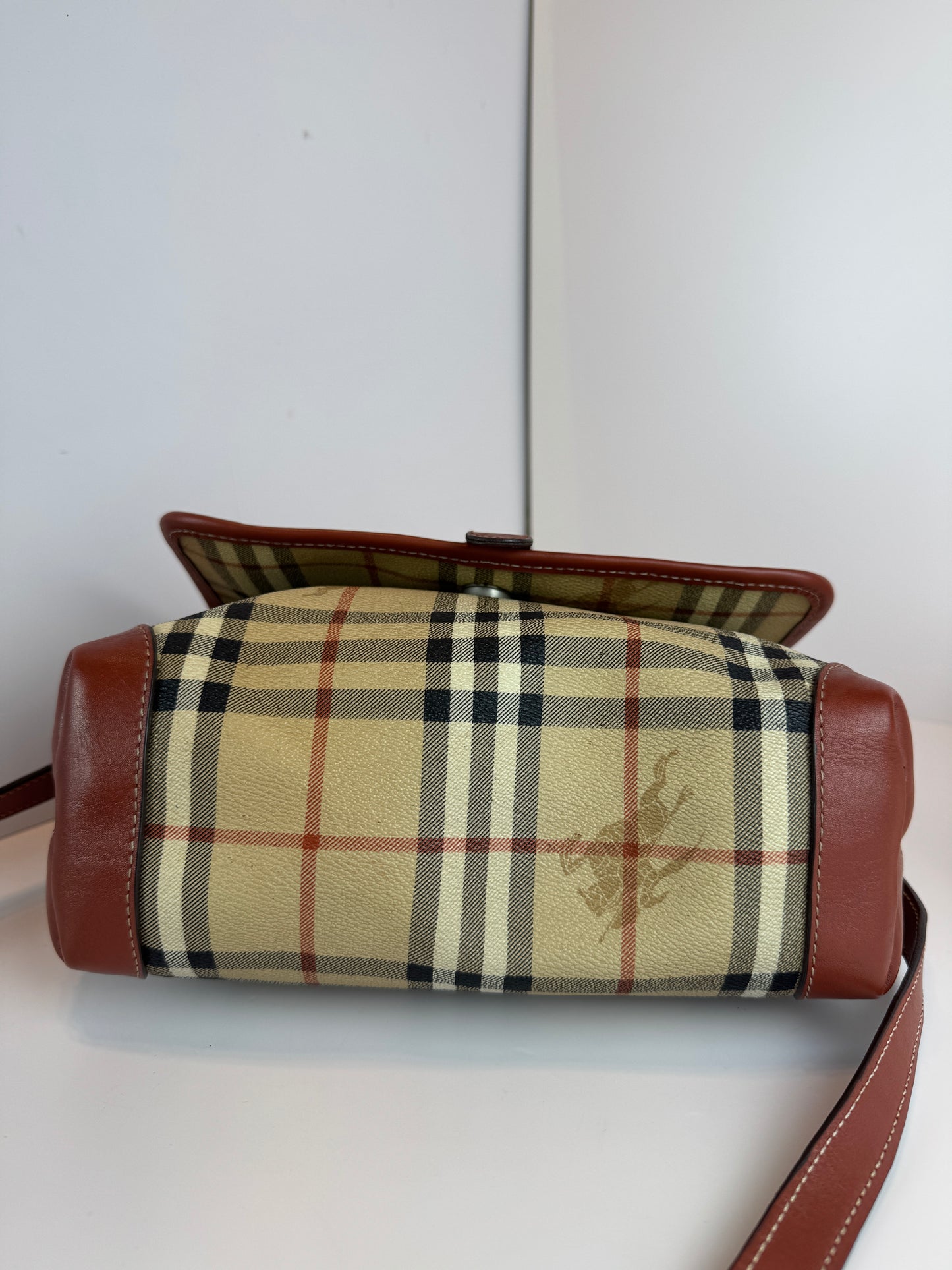 BURBERRY Haymark Check Messenger bag