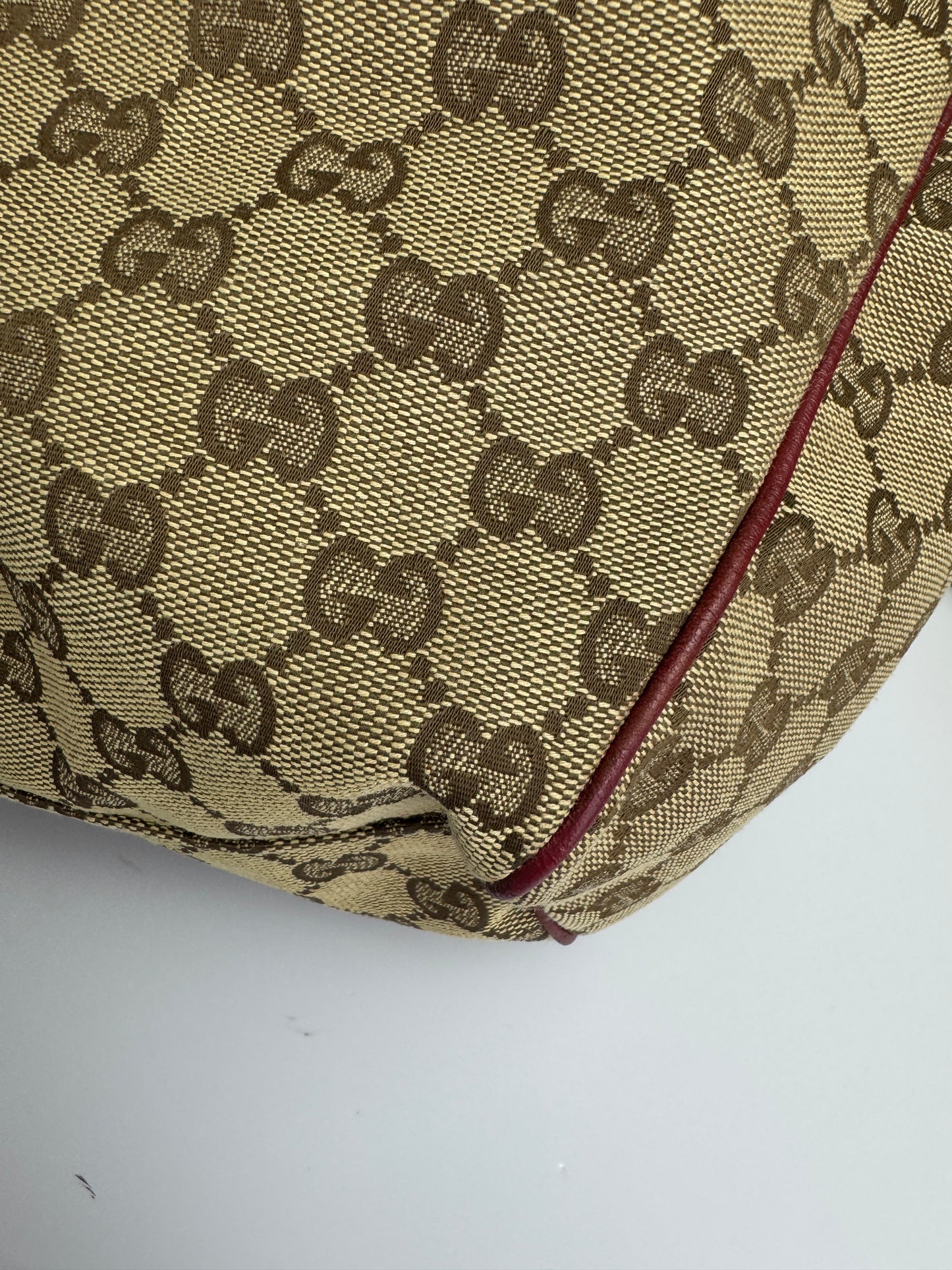Gucci Sukey Large GG Canvas Burgundy