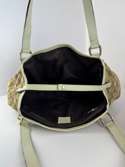 Gucci Abbey Hobo Shoulder Bag GG Canvas