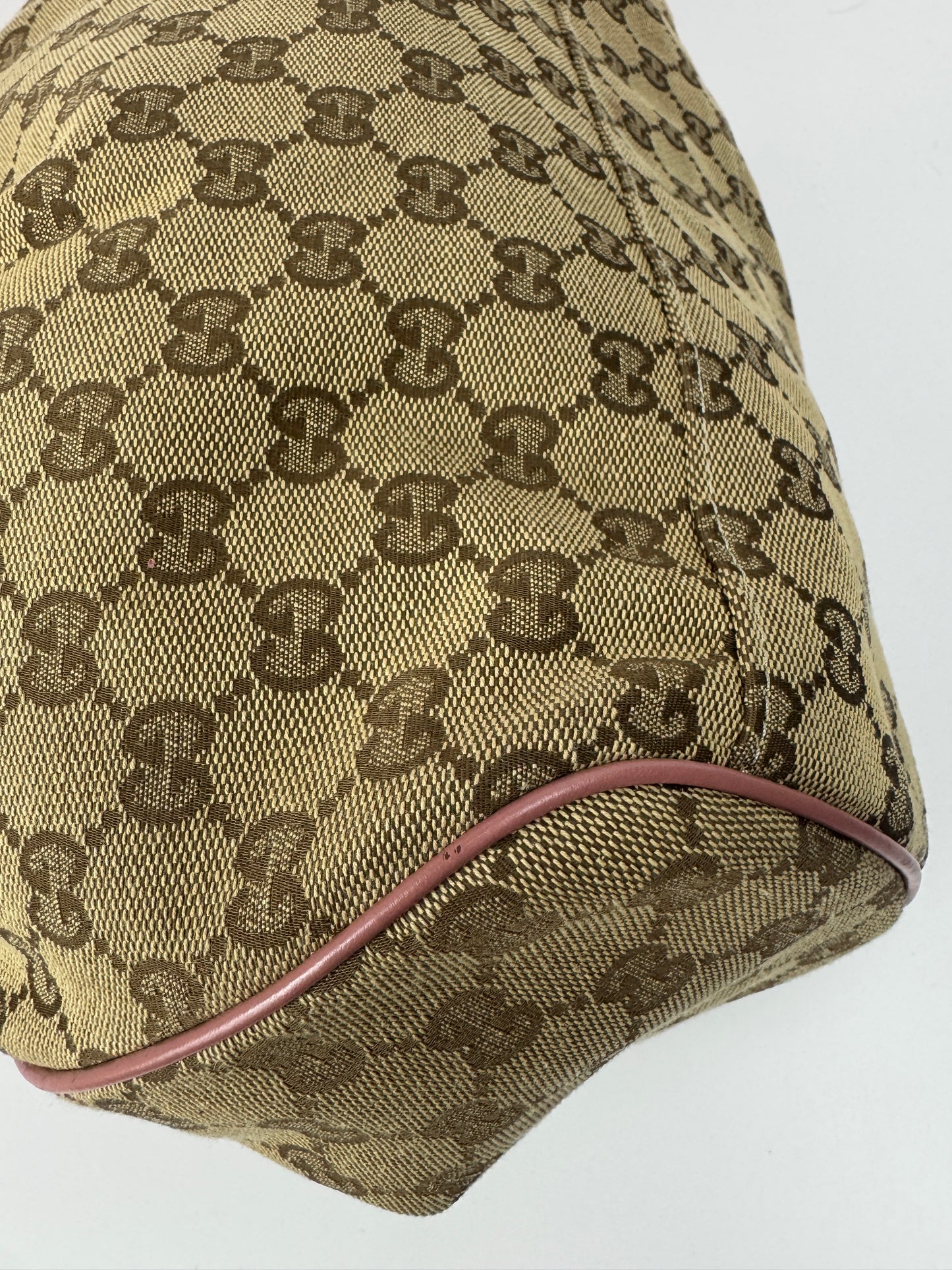 Gucci Sukey Hobo Shoulder GG Canvas Pink