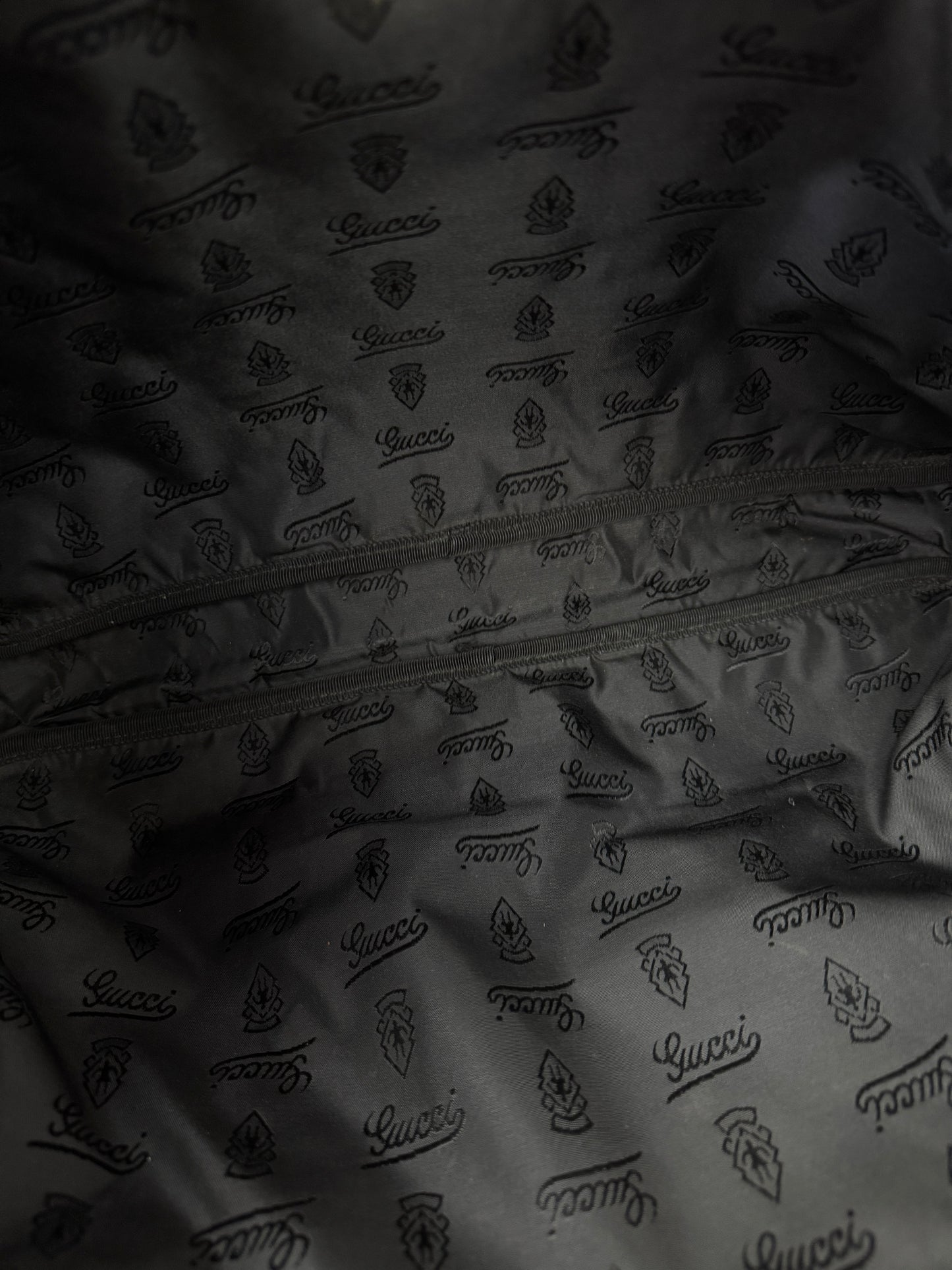 Gucci Briefcase Monogram GG Leather Black