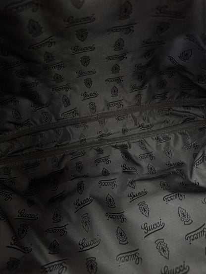 Gucci Briefcase Monogram GG Leather Black