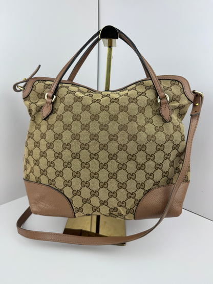 Gucci Bree Handbag GG Canvas