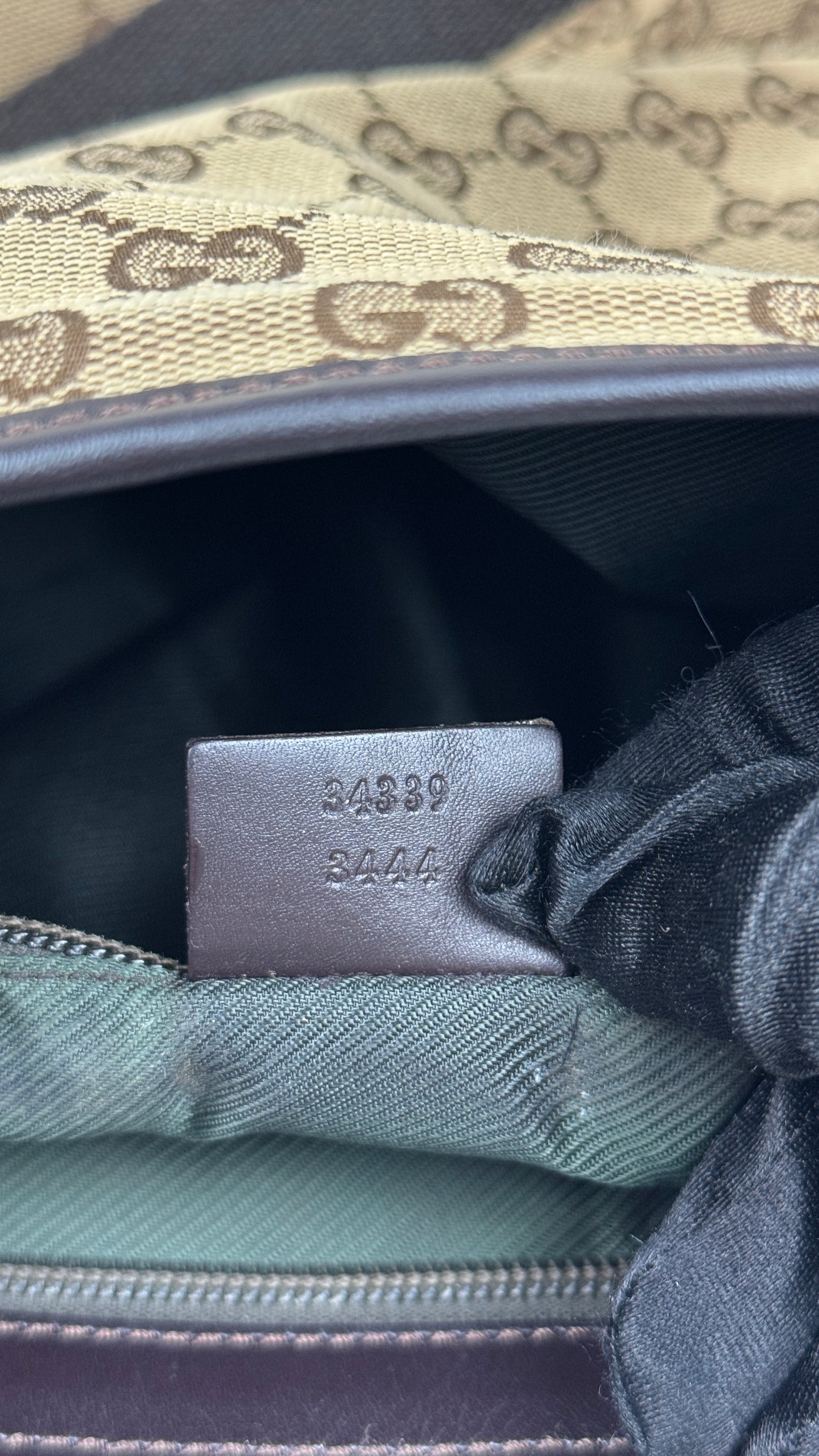 Gucci GG Canvas Tote Shoulder Bag Brown (Vintage)