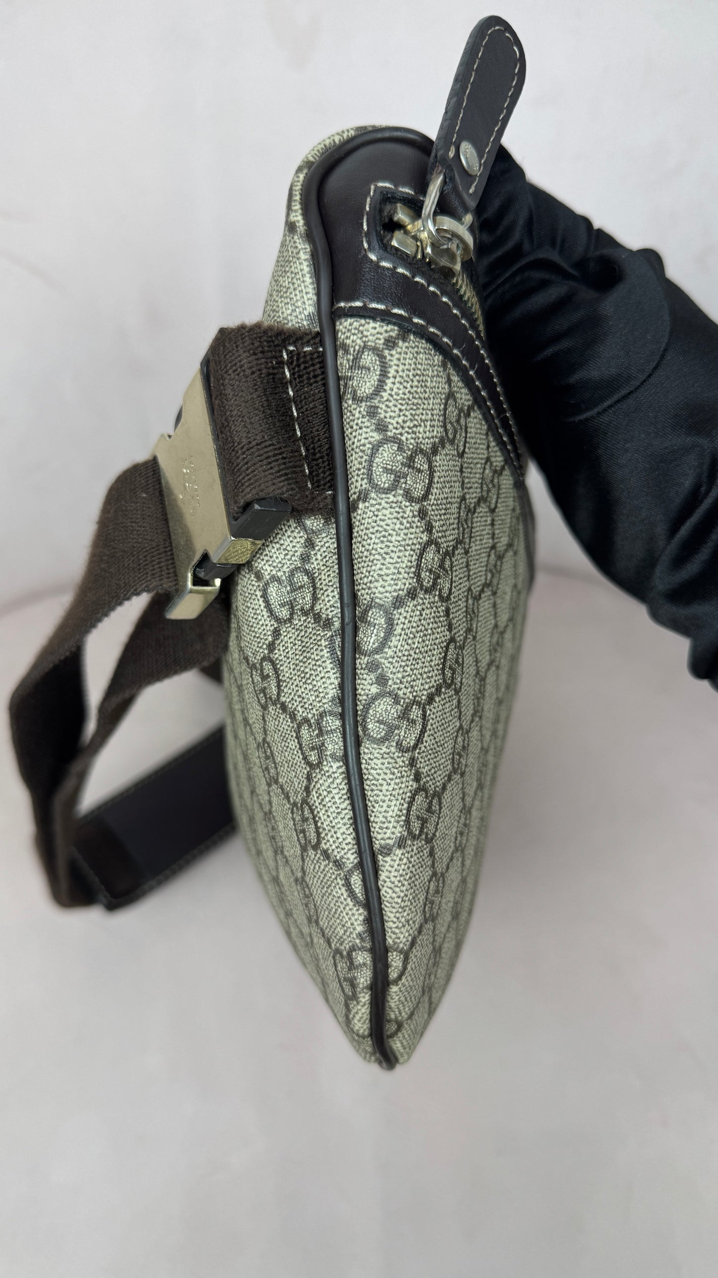 Gucci GG Supreme GG Belt Bag Coated Canvas Brown