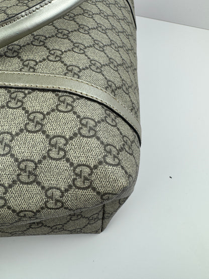 Gucci shopping Coated Canvas Grey