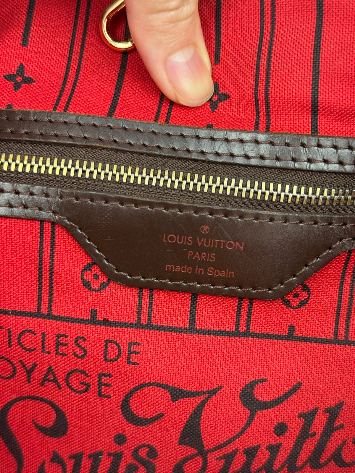 LOUIS VUITTON Neverfull MM Damier (2010)