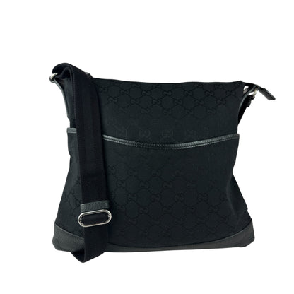 GUCCI Front Pocket GG Canvas Black