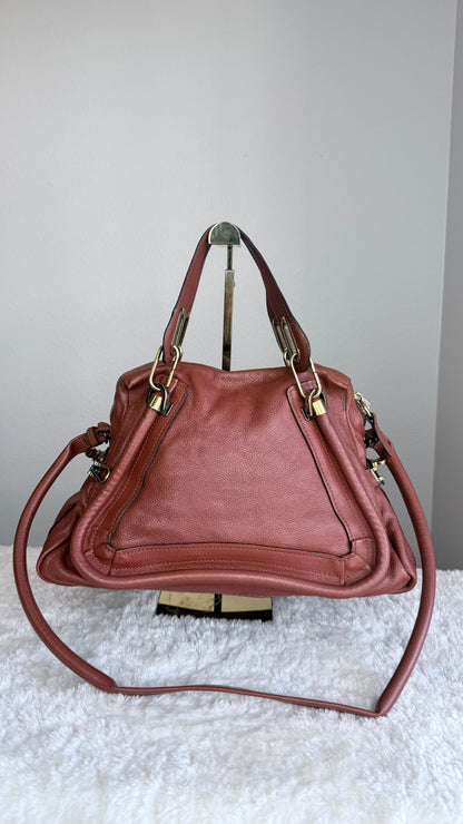 CHLOÉ Paraty Top handle leather bag