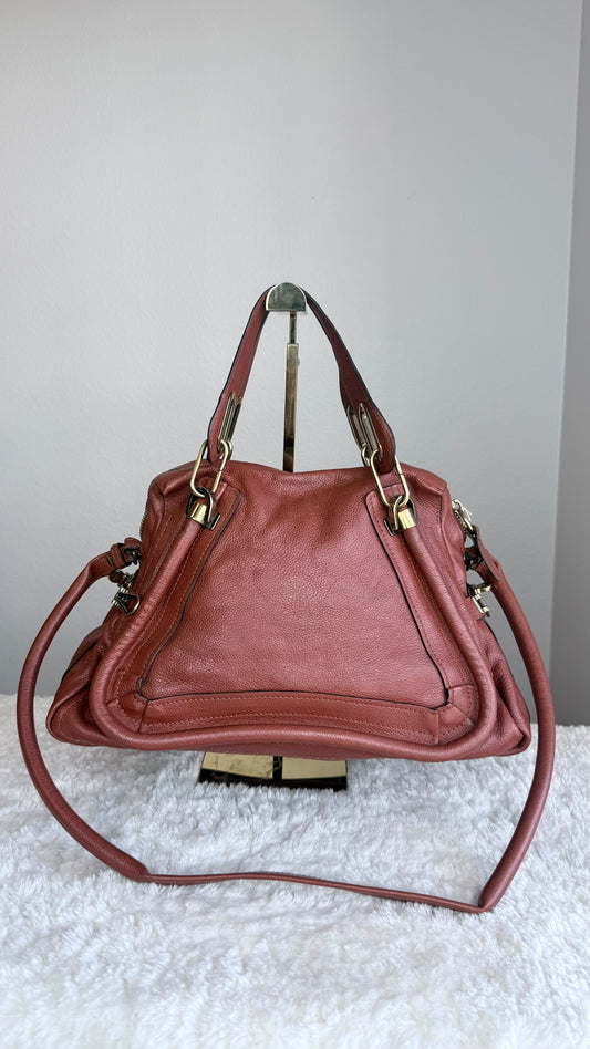 CHLOÉ Paraty Top handle leather bag
