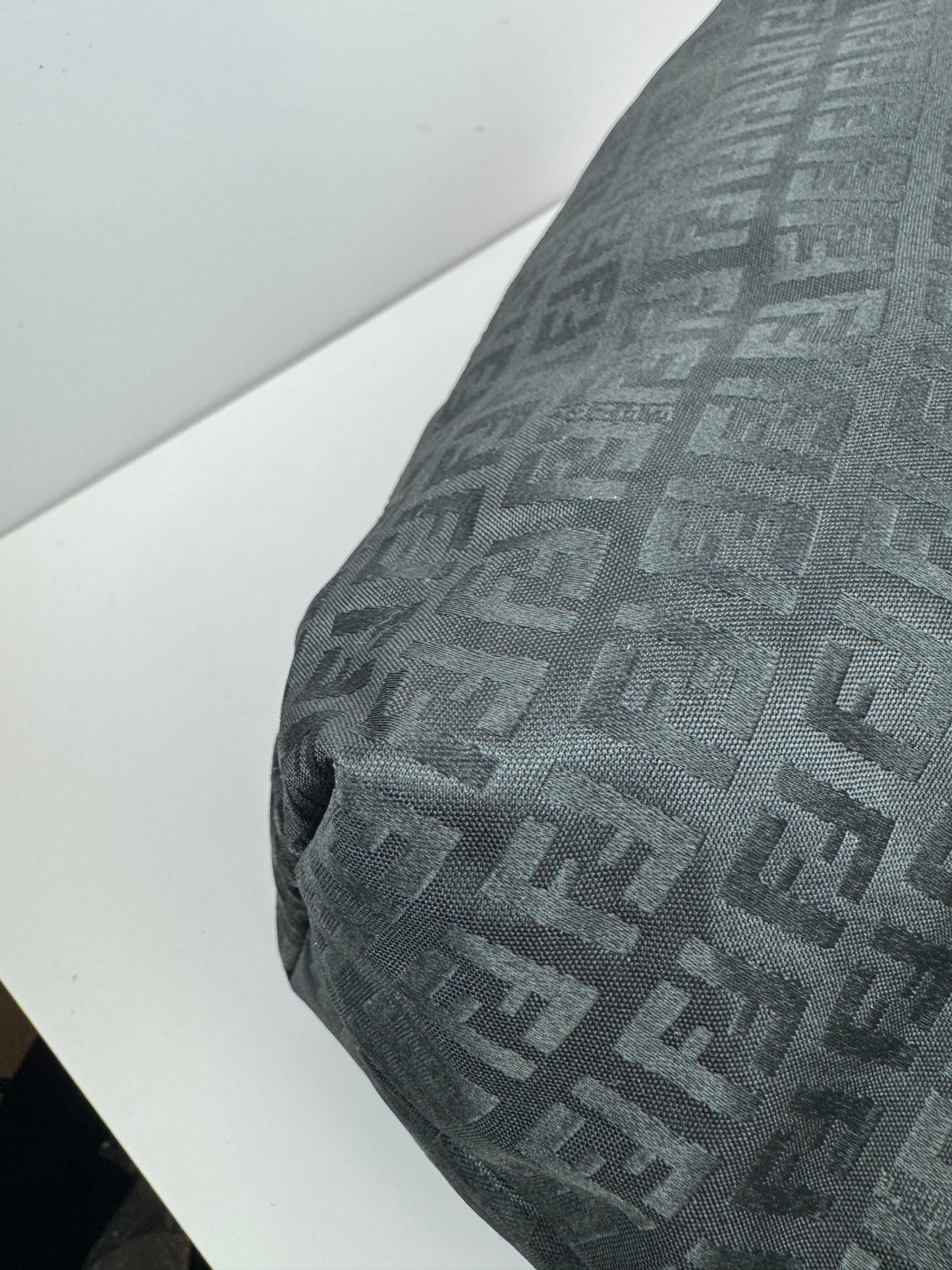 Fendi Zucchino Tote Canvas Black