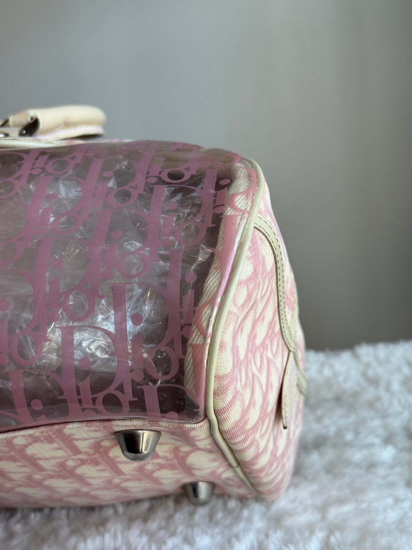 CHRISTIAN DIOR Bowler Monogram pink