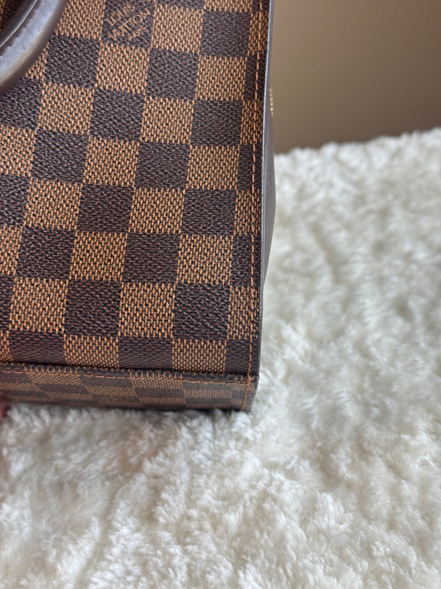 LOUIS VUITTON Triana Ebene Damier Bag