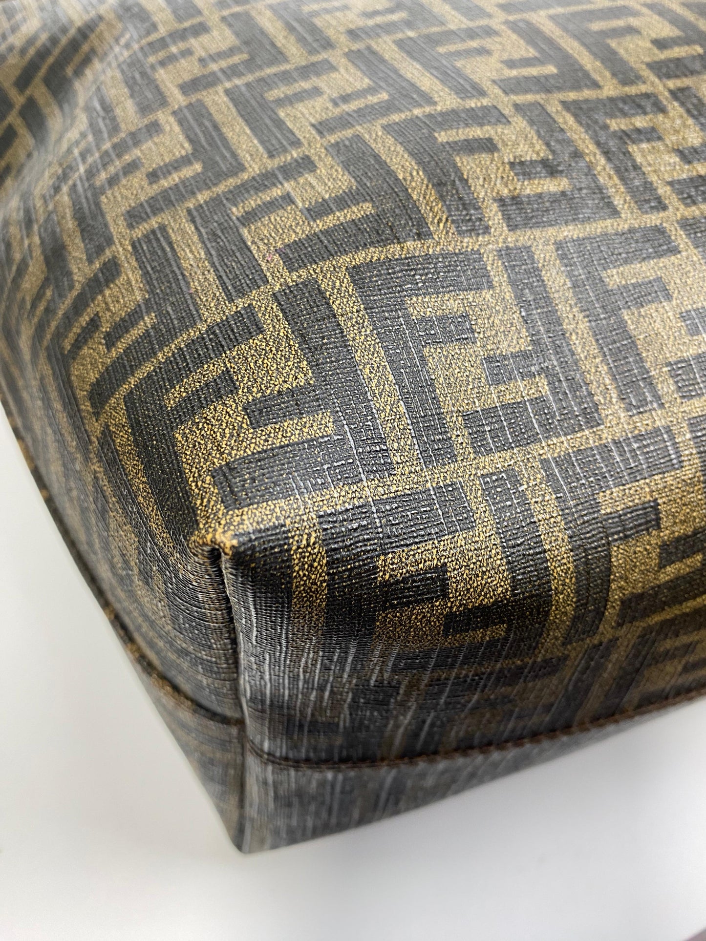 Fendi Roll Tote Zucca Coated Canvas Medium