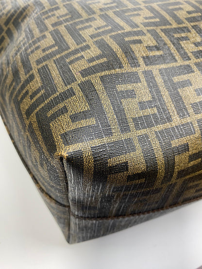 Fendi Roll Tote Zucca Coated Canvas Medium